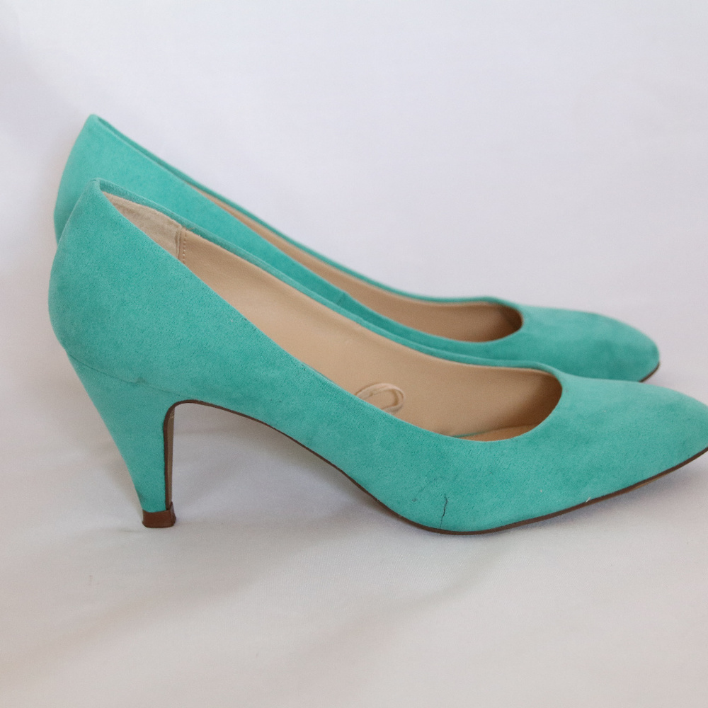 ZARA SUEDE PUMP HEELS Stilleto Women's Shoes ~ SIZE 6